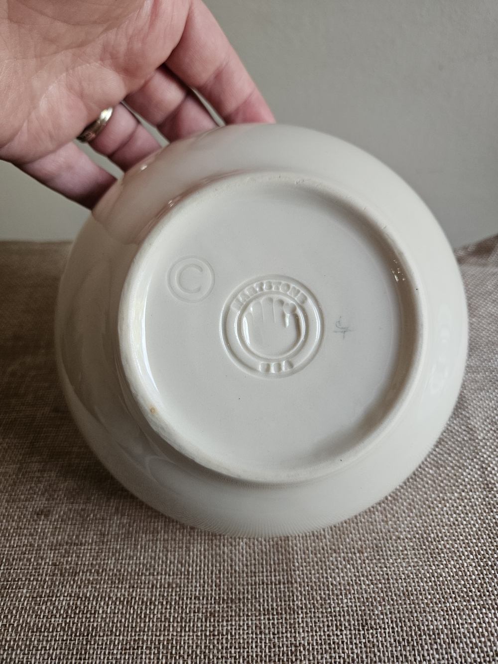 Hartstone Pottery Stars & Stripes Soup/Cereal Bowl - Picture 6 of 7